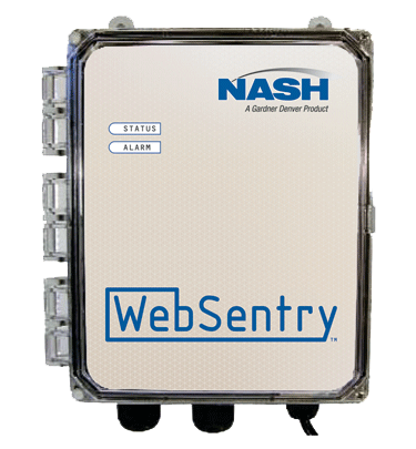NASH WebSentry vacuum monitoring and datalogging